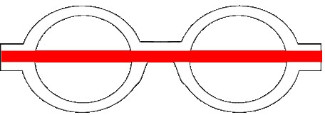 Sch�ma largeur totale monture