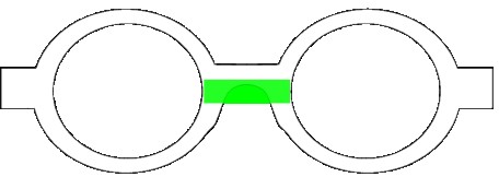 Sch�ma largeur totale monture