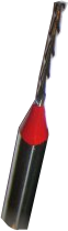 Fraise courte diamètre 1mm / Short drill dirameter 1mm