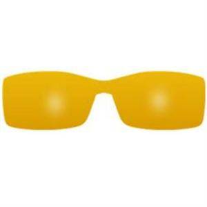 Mask forme RECTANGLE T8 JAUNE / Mask rectangular shape T8 YELLOW