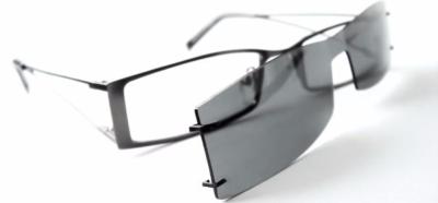 clip solaire pour opticien / solar clip for opticians