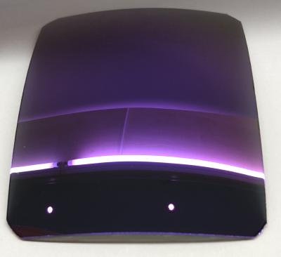 5 paires de verres miroirs violets pour clip 1mm