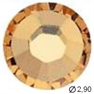 TUBE 10 STRASS D10 LIGH COL TOPAZ