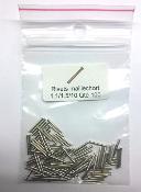 100 Rivets diam 1.1mm, long 10mm