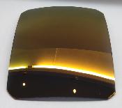 5 paires de verres miroirs gris dorés pour clip 1mm