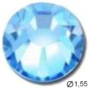 TUBE 10 STRASS E3 AQUAMARINE